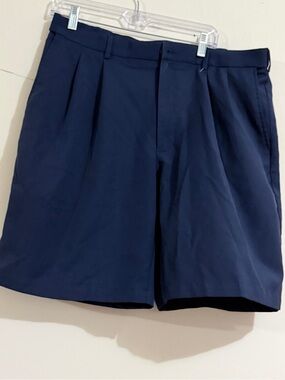 George Navy Flat-Front Men’s Shorts